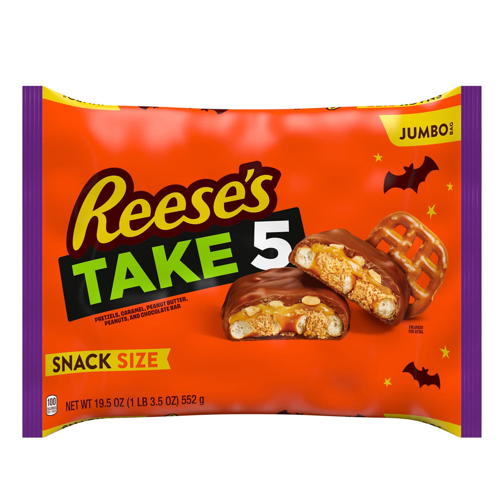 Reese's Take 5 Pretzel Peanut and Chocolate · Pretzels · 553 g · bolsa · tamaño snack