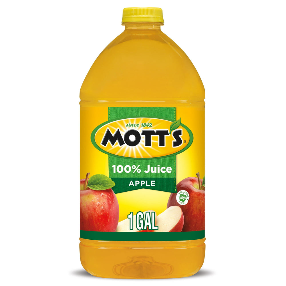 Mott's 100% Juice Original Apple Juice 1 Gal · Bebida · botella