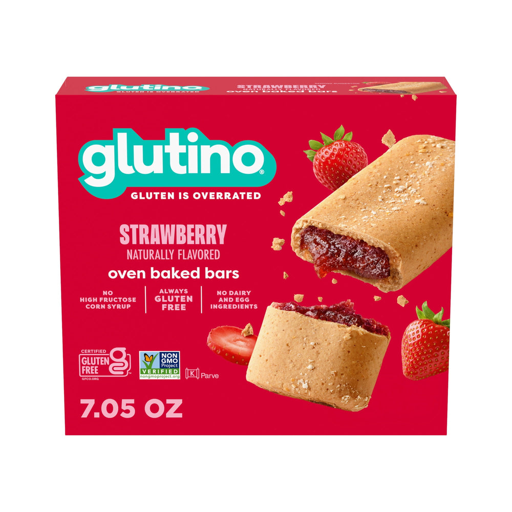 Glutino Strawberry Oven Gluten Free · Pastelitos · 5 pzas de 200 g