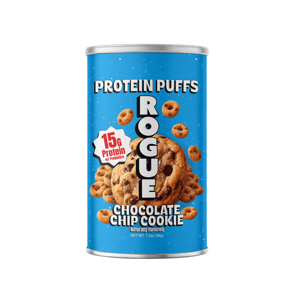 Rogue Protein Puffs Chocolate Chip Cookie · Snack dulce · 37 g · lata
