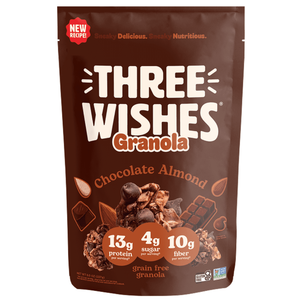 Three Wishes Chocolate Almond · Granola · 227 g