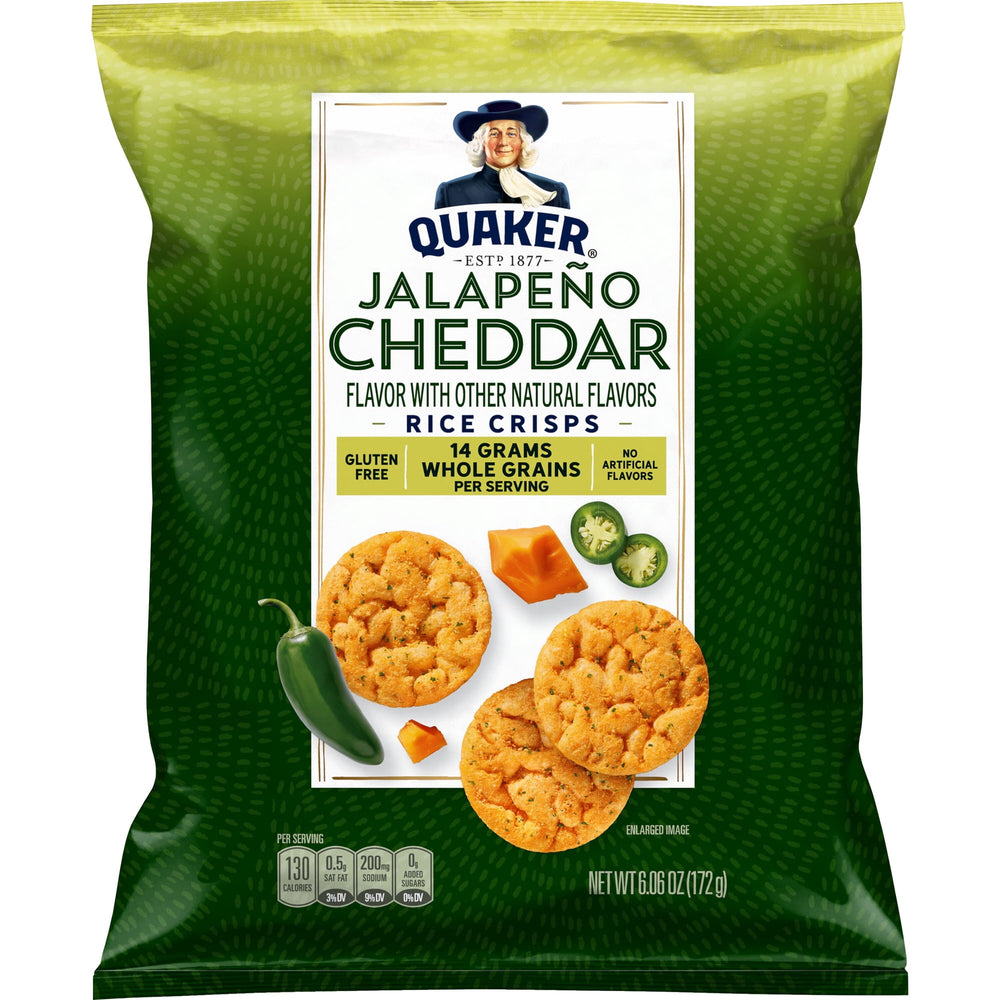Quaker Jalapeno Cheddar Rice Crisps · Galletas saladas · 172 g