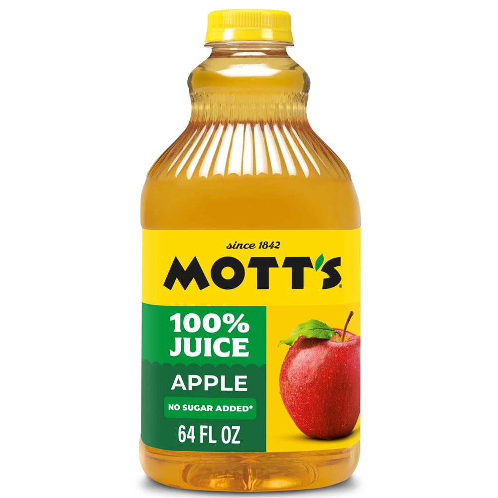 Mott's 100% Apple Juice 64 Fluid Ounce · Bebida · botella