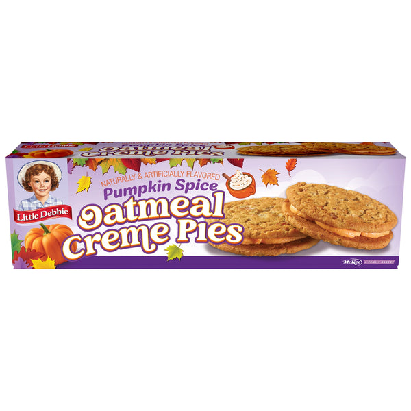 Little Debbie Pumpkin Spice Oatmeal Creme Pies · 12 piezas, 303 g