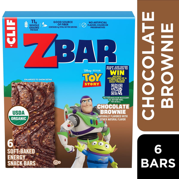 Zbar Chocolate Brownie Soft- Energy Organic · Barras · 6 pzas