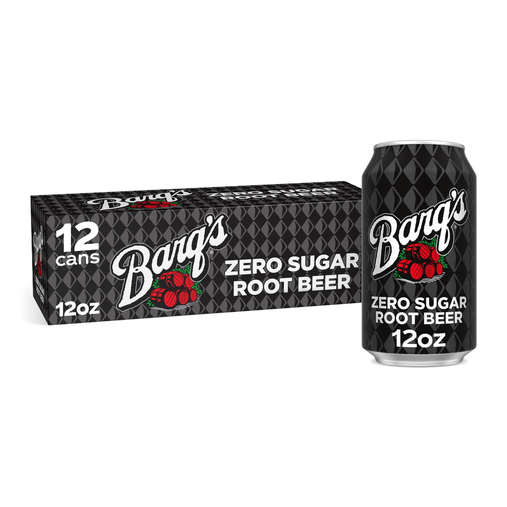 Barq's Root Beer Zero Sugar · Refresco · 12 latas de 355 ml