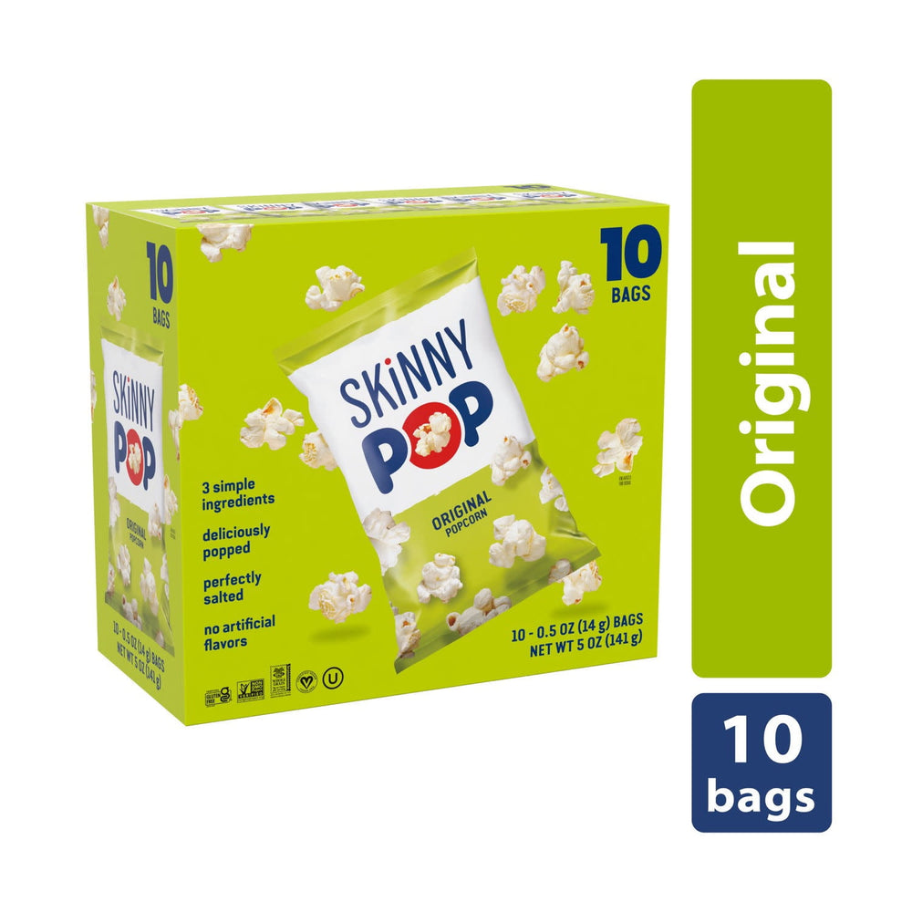 Skinnypop Original Bags Gluten Free · Palomitas · 10 pzas de 142 g