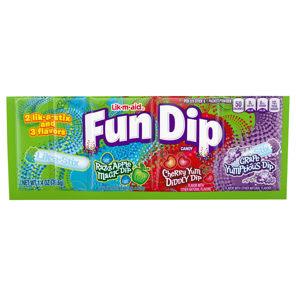 Fun Dip Fruit · Caramelos · 40 g