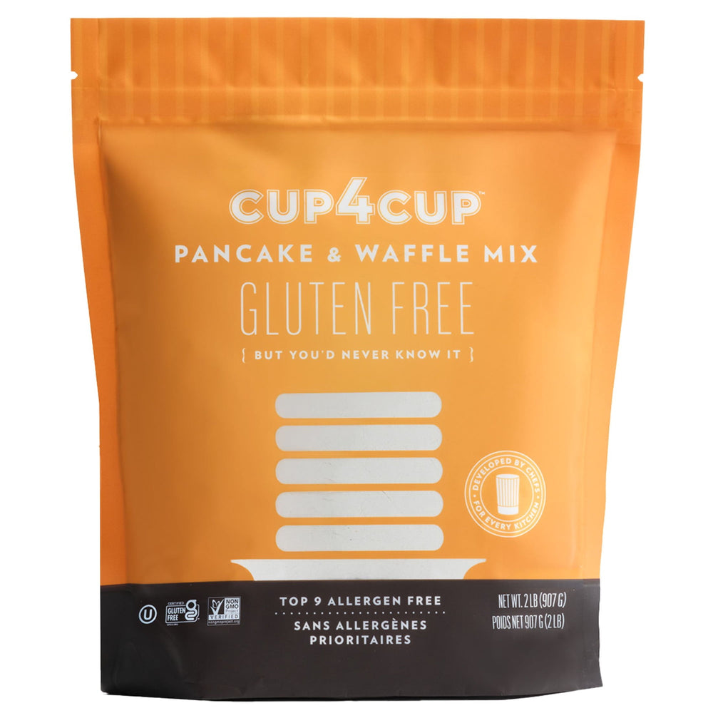 Cup4Cup Pancake & Waffle Baking sin gluten · Mezcla para hornear · 907 g