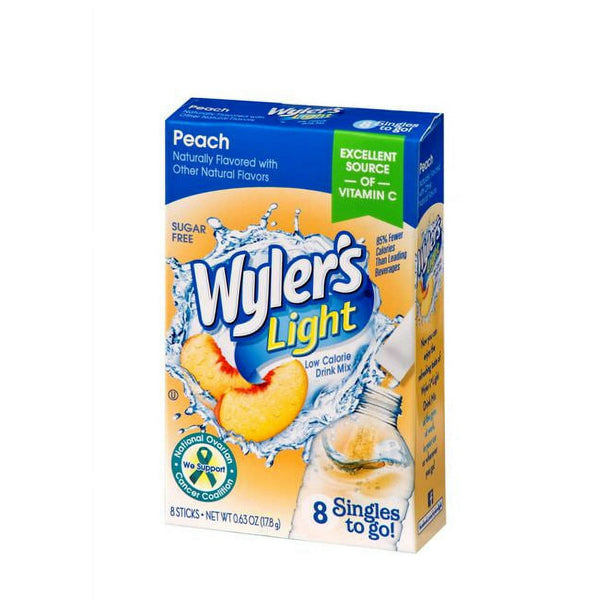 Wyler's Light ! Peach 8-ct Sugar Free · Polvo para agua · 8 pzas
