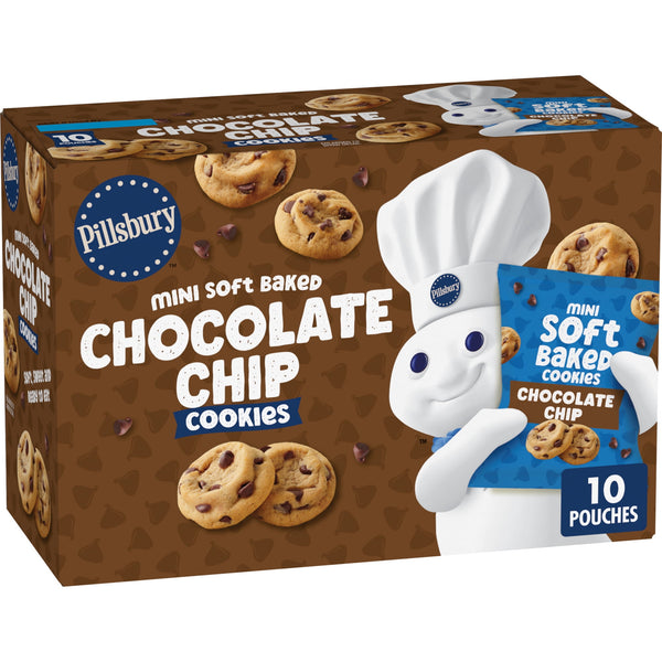 Pillsbury Chocolate Chip Mini · Galletas · 283 g · 10 sobres