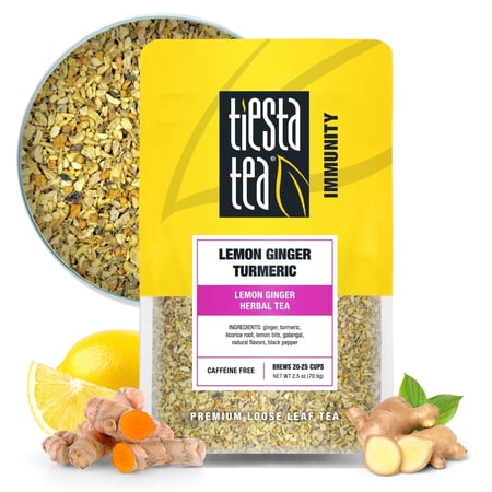 Tiesta Tea Lemon Ginger Turmeric Immunity Loose leaf Tea · Té