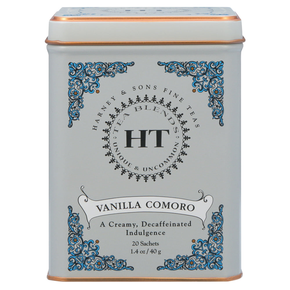 Harney & Sons Vanilla Comoro Decaffeinated Black Tea 20 · Té