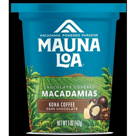 Mauna Loa Kona Dark Chocolate Macadamia Nuts · Caramelos · 142 g · vaso
