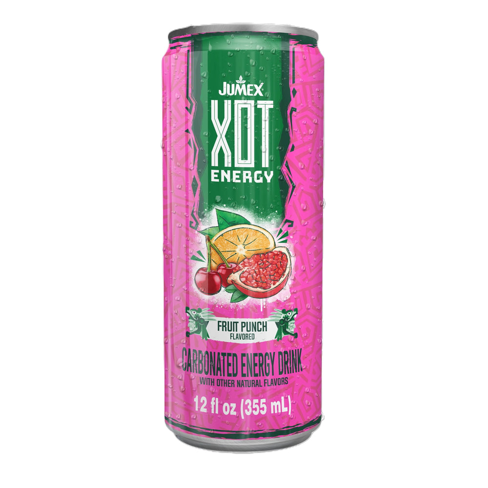 Jumex XOT Fruit Punch Sparkling · Bebida energética · 355 ml