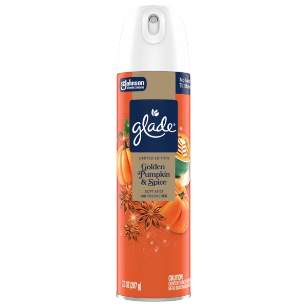 Glade Golden Pumpkin & Spice · Ambientador aerosol · 207 g