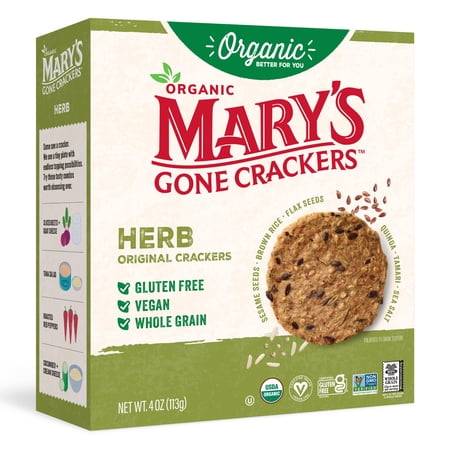Mary’s Gone Original Organic Herb sin gluten · Galletas saladas · 113 g