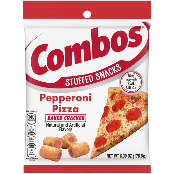 Combos Stuffed Pepperoni Pizza Cracker · Galletas saladas · 179 g