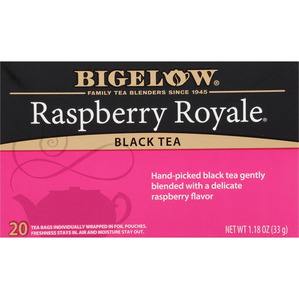 Bigelow Raspberry Royale Black Tea · Té · 20 pzas