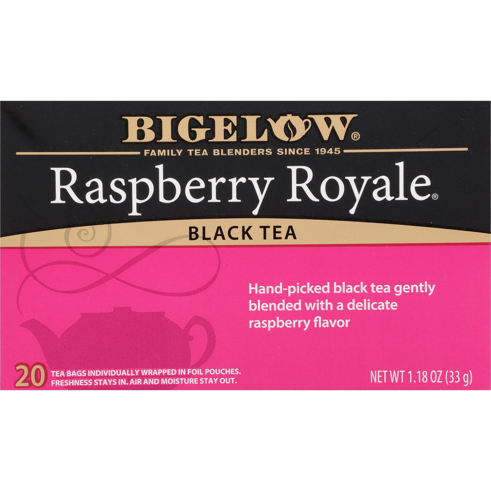 Bigelow Raspberry Royale Black Tea · Té · 20 pzas