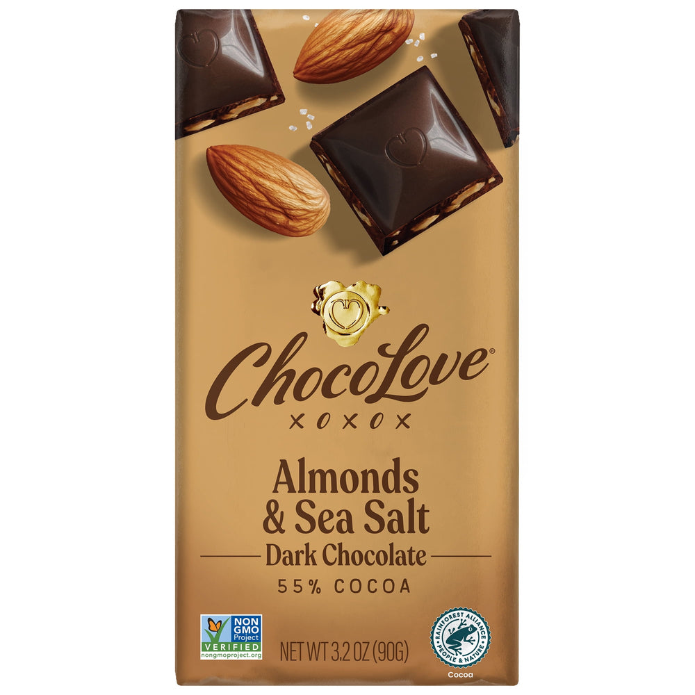 Chocolove & Sea Salt in Dark Chocolate · Caramelos · 91 g