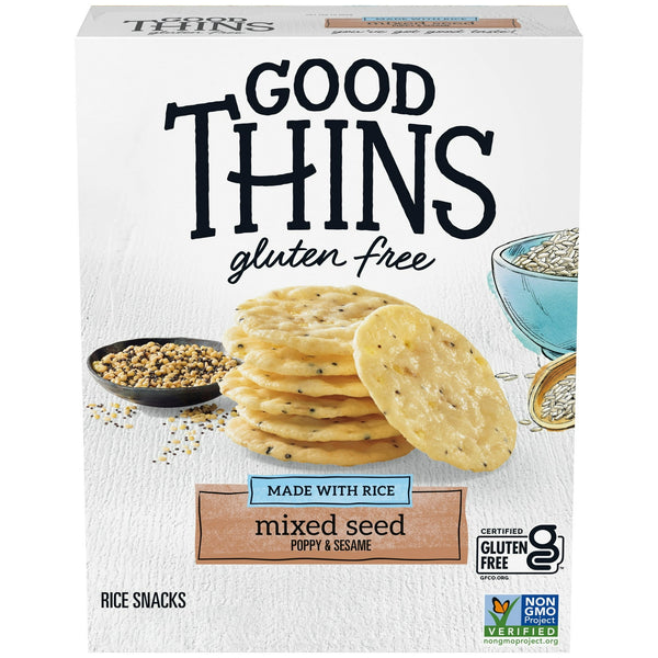 GOOD THINS Mixed Seed Rice sin gluten · Galletas saladas · 99 g