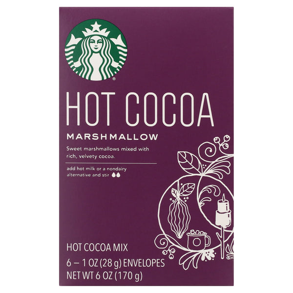 Starbucks Marshmallow Hot Cocoa · Malvaviscos · 6 pzas