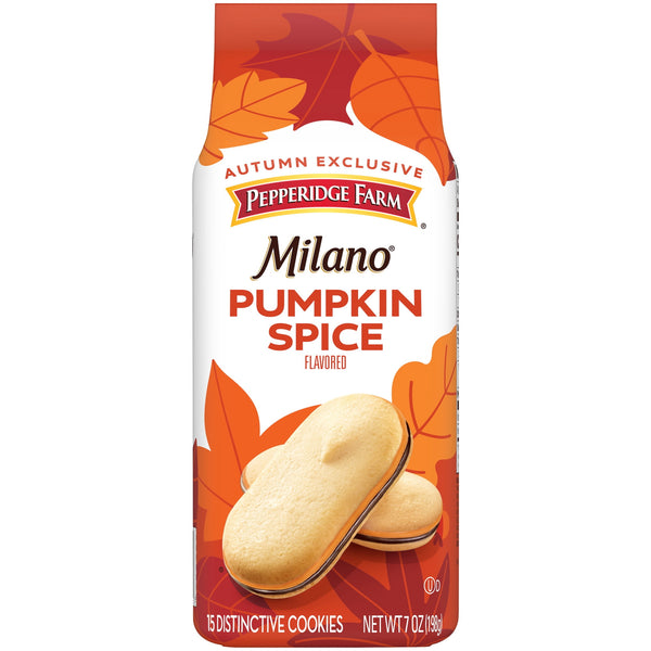 Pepperidge Farm Milano Pumpkin Spice · Galletas · 198 g · bolsa