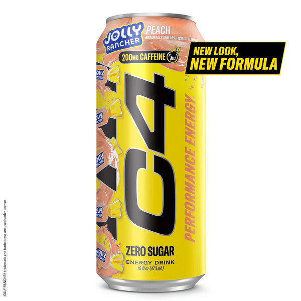 C4 Performance Jolly Rancher Peach · Caramelos · 473 ml · lata