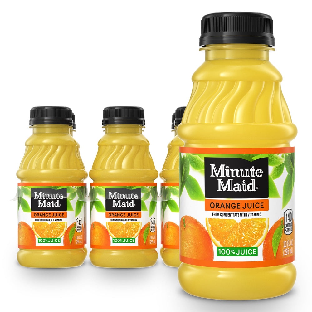Minute Maid Orange Juice · Bebida · 6 botellas de 296 ml