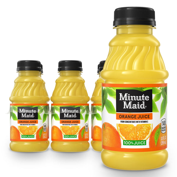 Minute Maid Orange Juice · Bebida · 6 botellas de 296 ml