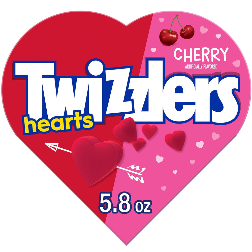 TWIZZLERS Cherry Hearts Valentine's Day Gift · Caramelos · 164 g · caja