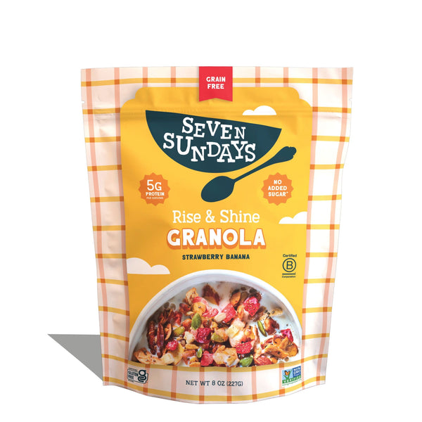 Seven Sundays Grain-Free Strawberry Banana Nut with Nuts Gluten-Free · Granola · 227 g · bolsa