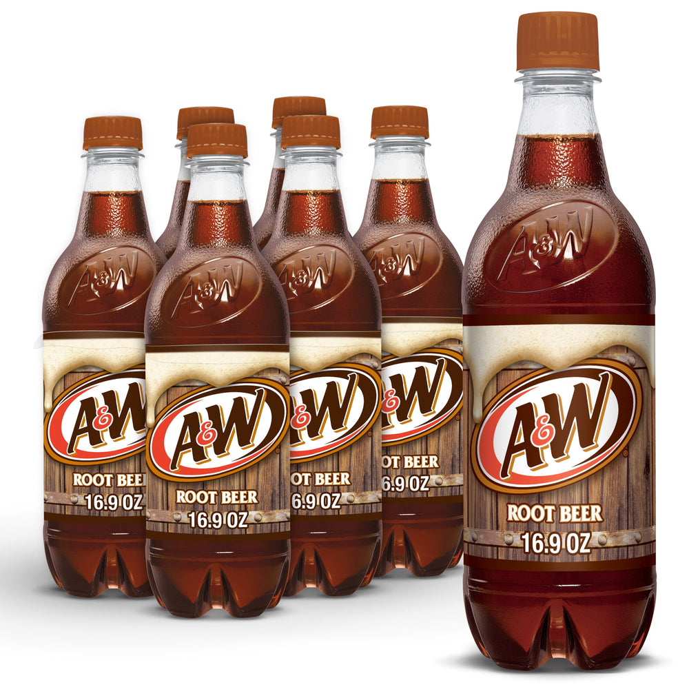 A&W Root Beer · Refresco · 6 botellas de 500 ml