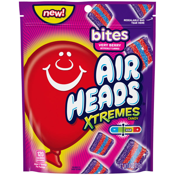 Airheads Xtremes Belts Very Berry · Caramelos · 255 g