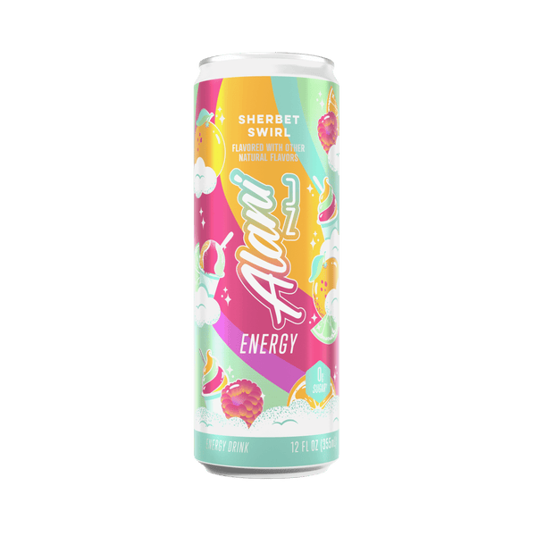 Alani Nu Sherbet Swirl · Bebida energética · 355 ml · lata
