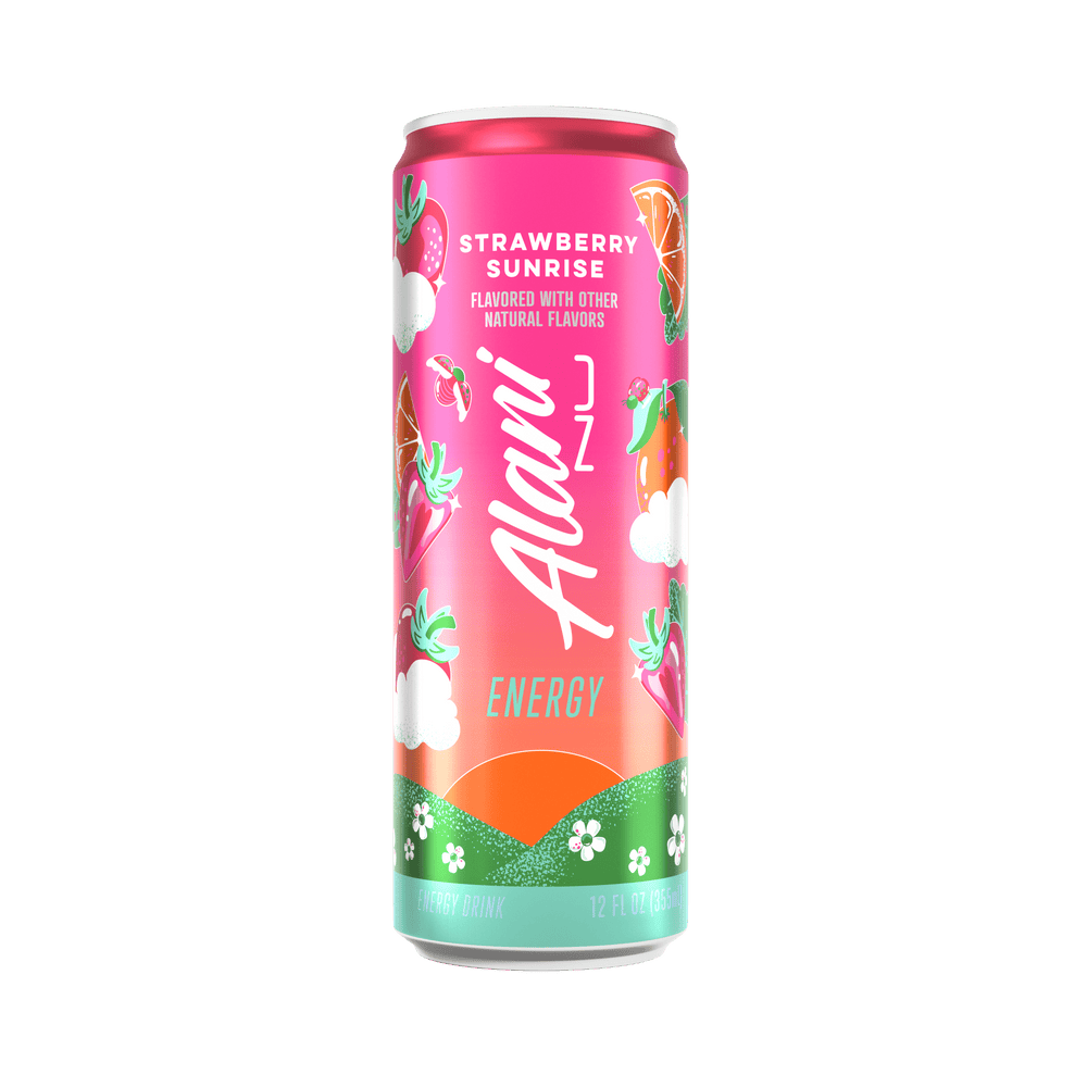 Alani Nu Strawberry Sunrise · Bebida energética · 355 ml · lata