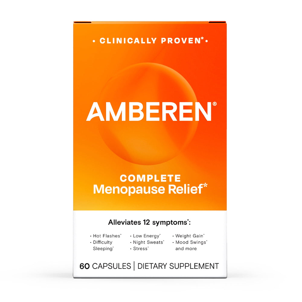Amberen Complete Menopause Relief · Suplemento multisintomal · 60 cápsulas