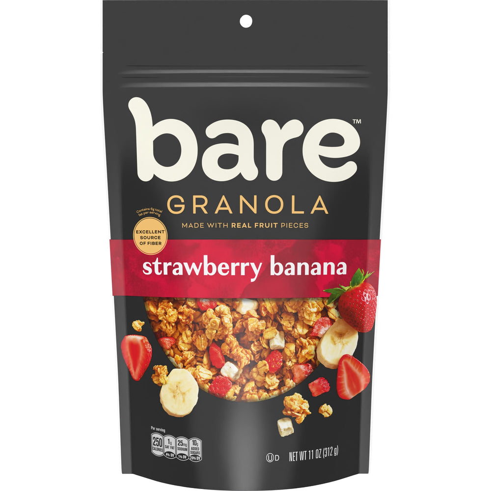 Bare Strawberry Banana Fruit · Granola · 312 g · bolsa