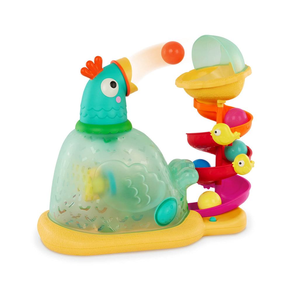 Battat Pop-A-Doodle-Doo · Juguete interactivo con pelotitas · 1 pieza