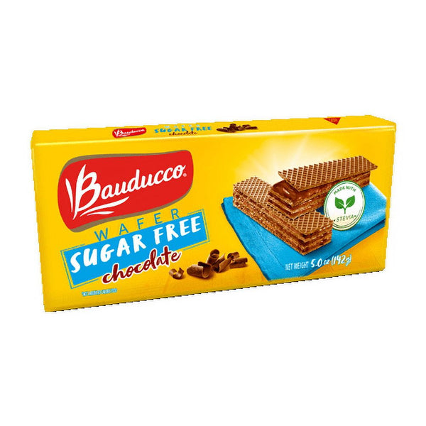 Bauducco Wafer Chocolate sin azúcar · Galletas · 142 g
