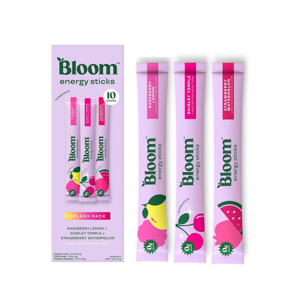 Bloom Nutrition Energy Powder Variety · Polvo para agua · 10 pzas