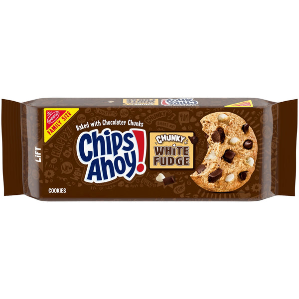 AHOY! White Fudge Chocolate Chunky Fudgy Chocolate Chip · Galletas · 510 g · tamaño familiar