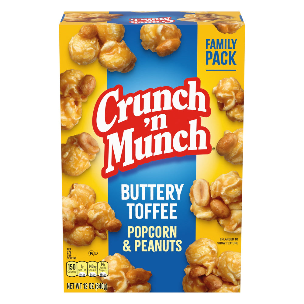 CRUNCH 'N MUNCH Buttery Toffee · Palomitas · 340 g