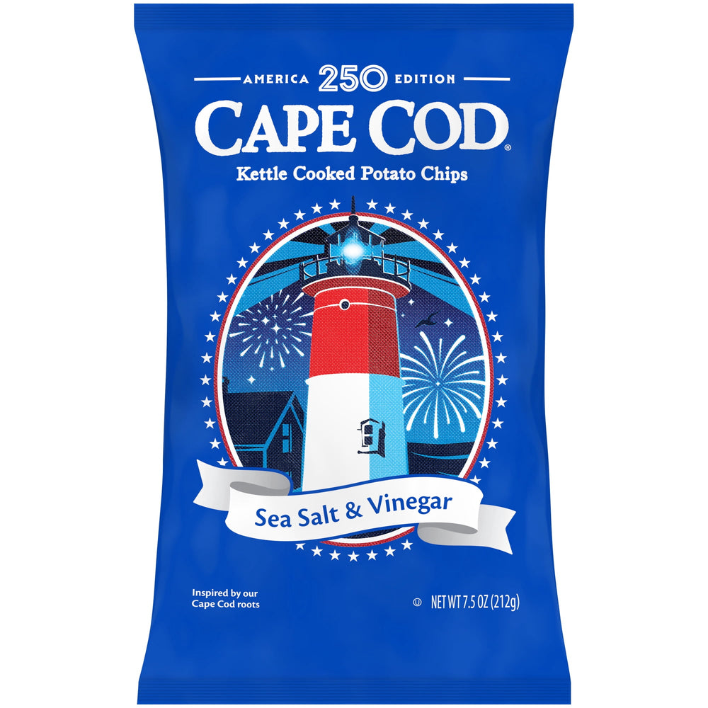 Cape Cod Limited Edition Sea Salt & Vinegar · Papas · 213 g · bolsa