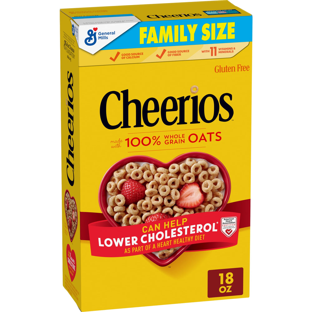 Cheerios Heart Healthy sin gluten · Cereal · 510 g · tamaño familiar