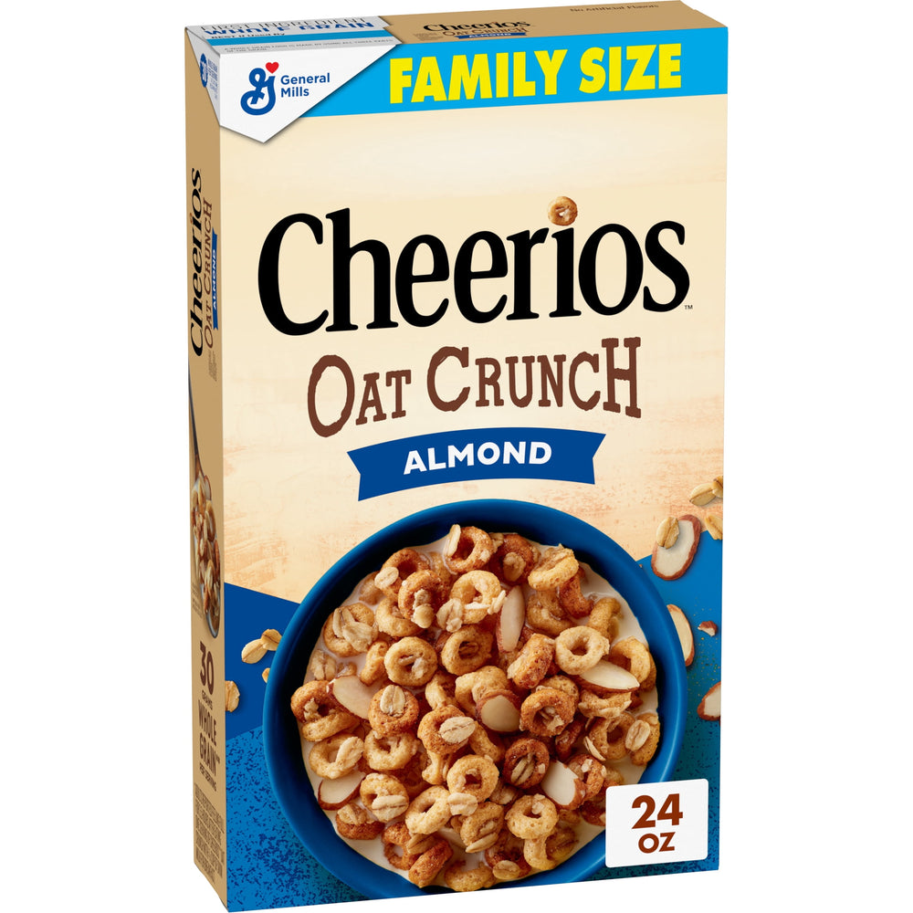 Cheerios Oat Crunch Almond · Cereal · 680 g · tamaño familiar