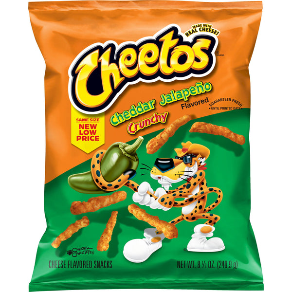 Cheetos Cheddar Jalapeno Cheese Puff · Frituras · 241 g · bolsa