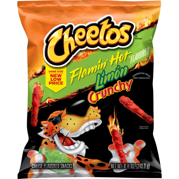 Cheetos Flamin' Hot Limon Cheese · Frituras · 241 g · bolsa