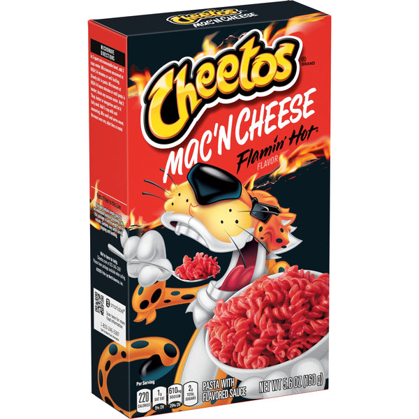 Cheetos Mac 'N Cheese Flamin' Hot · Frituras · 167 g · caja